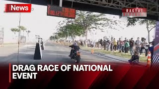Pembalap Motor Gede Adu Kecepatan dalam Drag Race di Tangerang - iNews Pagi 19/05