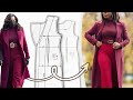 Cara Menyusun Pola Mantel | Menciptakan Pakaian Michelle Obama pt. 1