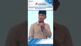 Respon Gibran Kecam Kekerasan Seksual di Ponpes Pati: Tak Dapat Ditoleransi!