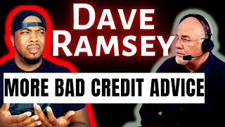 REACTION VIDEO: Dave Ramsey Gives Bad Advice On Building Credit | @JustJWoodfin | 750Approved.com