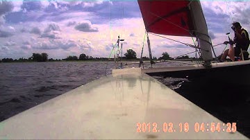 Dart 18 Catamaran sailing capsize
