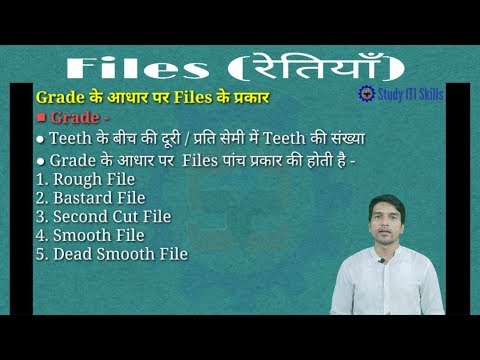 Grade of File | File Tool | रेती | Types of file according to Grade