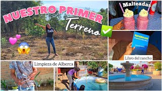 COMPRAMOS TERRENO para Hacer NUESTRA CASA  || Limpiador de alberca reciclado ♻ Malteadas de Fresa