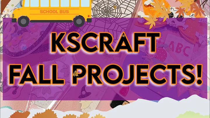Back to School and Halloween projects for KSCraft!