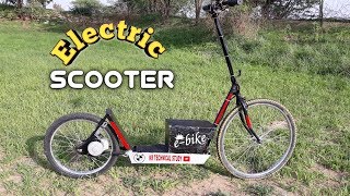 How To Make A Electric Scooter At Home || MR. CREATIVE