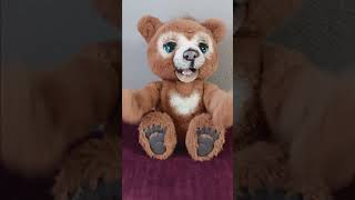FurReal CUBBY THE CURIOUS BEAR Interactive Animatronic Talking Plush Bear Cub