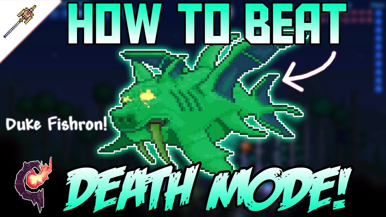 How to Beat Duke Fishron in Death Mode! ||Terraria Calamity Mod Boss Guide|| - YouTube