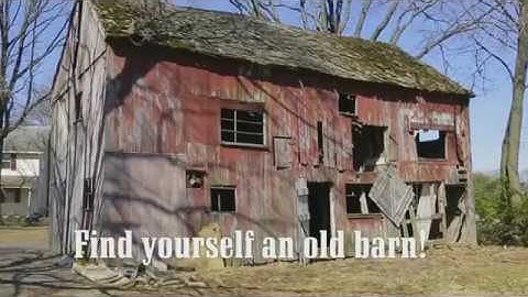 DIY Farmhouse Kitchen Using Reclaimed Wood