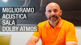 Miglioriamo acustica sala Dolby Atmos da Audioquality [Sopralluogo]