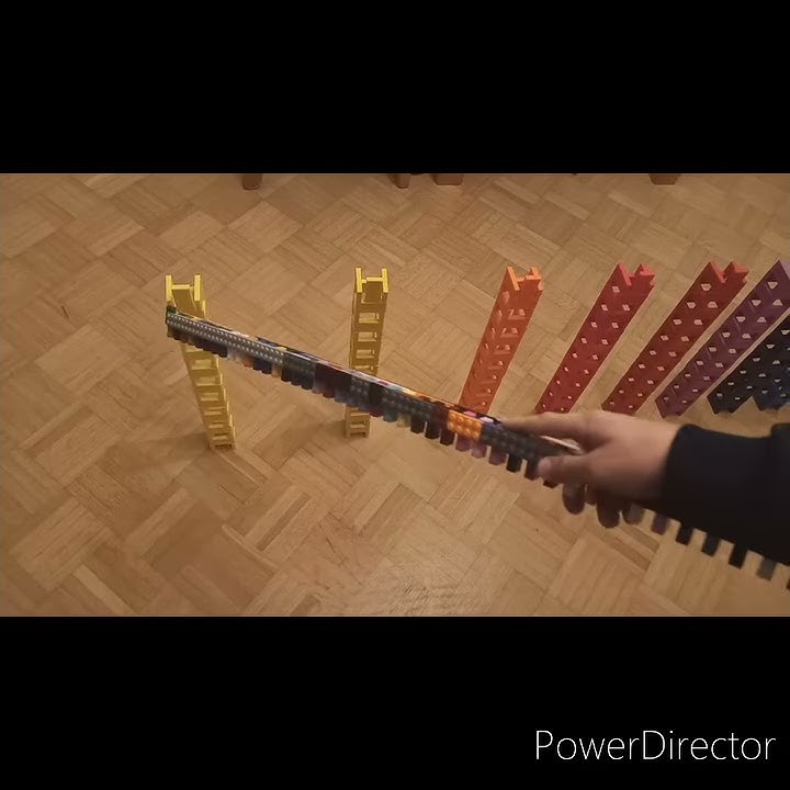 rainbow domino tower