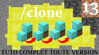 /clone copier plusieurs blocs TUTO COMPLET [command block FR#13] [1.8-1.16]