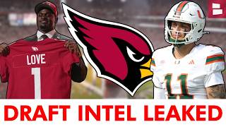 Arizona Cardinals Draft Intel LEAKED By ESPN Ft. Carson Beck Pick + Jeremiyah Love