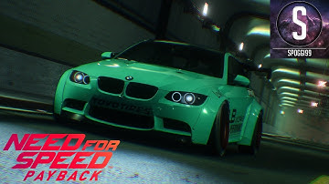 NFS Payback - BMW M3 E92 Drift Customization / Tuning Gameplay [PC, Max Settings]
