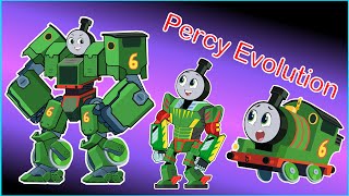 Super Percy's evolution! Oktober collection #soloanimation #thomastrain #amongus