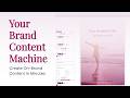 Build Your Brand Content in Minutes with Brand Publishing Studio