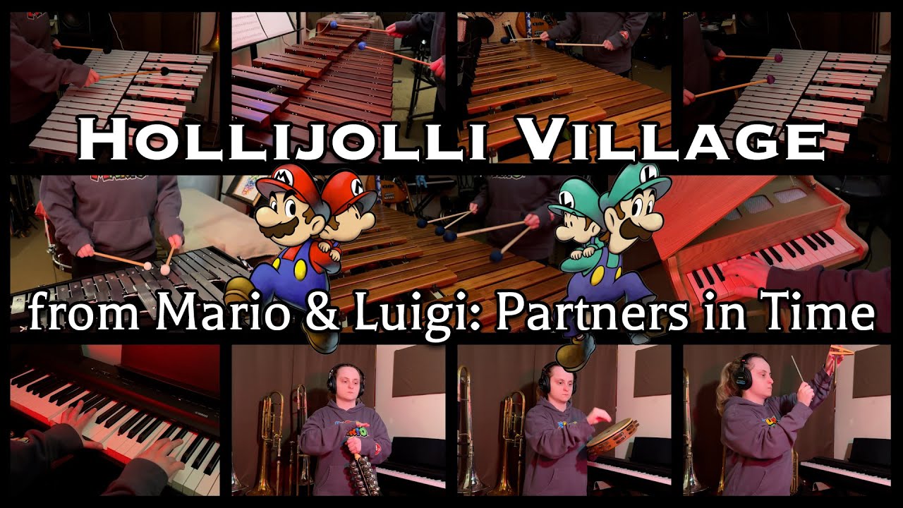 Hollijolli Village - Mario & Luigi: Partners in Time (Percussion Ensemble Cover) | V-Ron Media