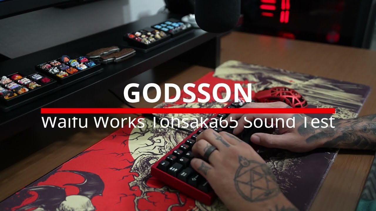 Waifu Works Tohsaka65 Sound Test with Cherry MX Hyperglide Blacks