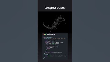 Scorpion Cursor 🦂 Source Code   Link in bio🔥💥#css #html #coding #cursor #scorpion #codingtips