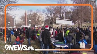 Hundreds of people experiencing homelessness given supplies at free market in Denver