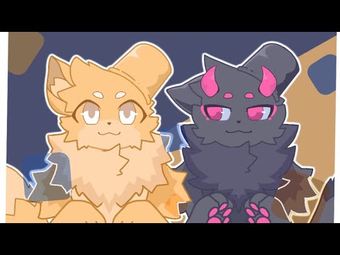 •Start again• Animation meme []ft: Catte & Buck from Kaiju Paradise ...