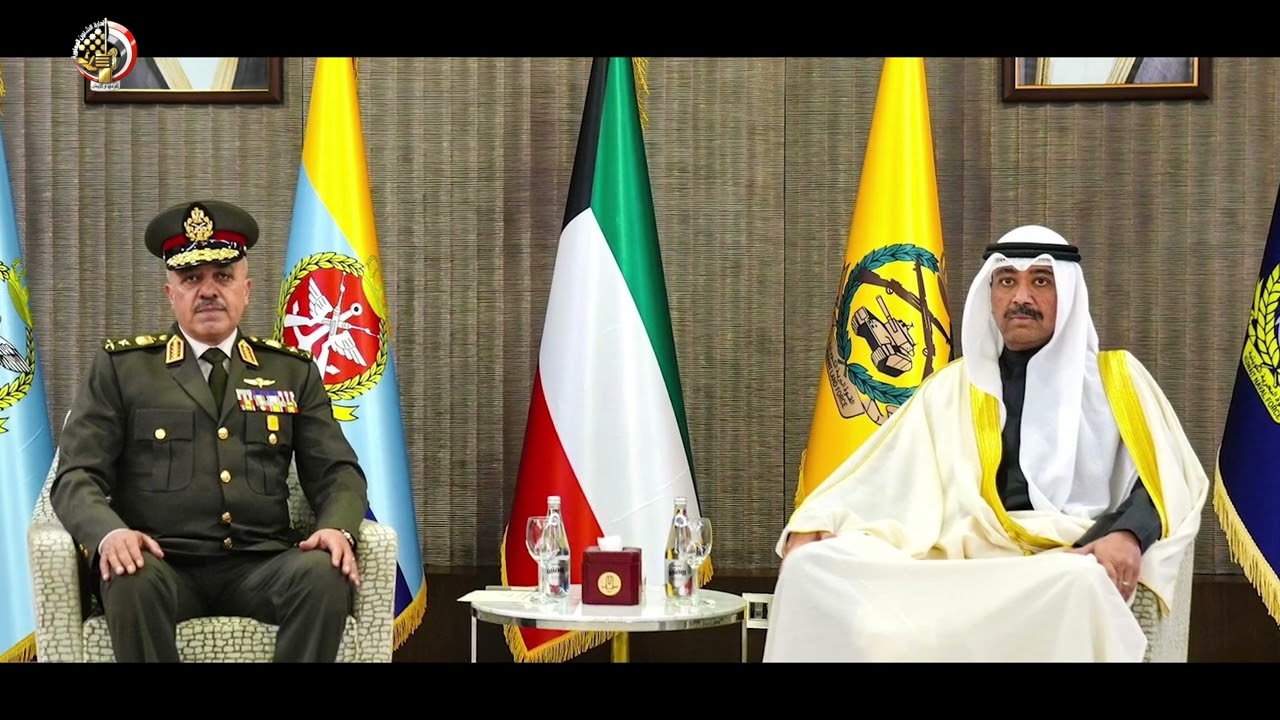 الفريق أحمد خليفة  يعود إلى أرض الوطن عقب إنتهاء زيارته الرسمية لدولة الكويت