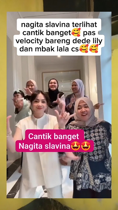 nagita slavina cantik banget joged velocity