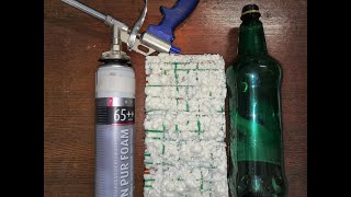 WHAT HAPPENS if you connect the mounting foam and a plastic bottle by Plastic bottle cutter 7,171 views 1 year ago 12 minutes, 7 seconds