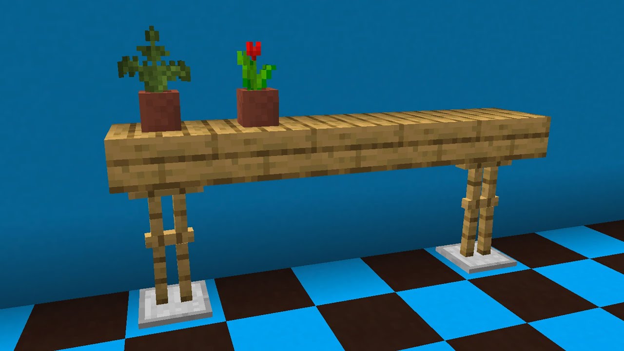 How to Make a Simple Shelf in Minecraft - YouTube