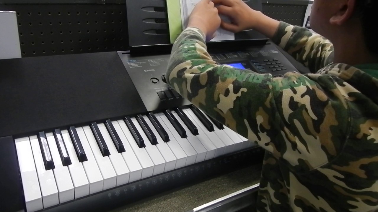 Casio WK-245 demo