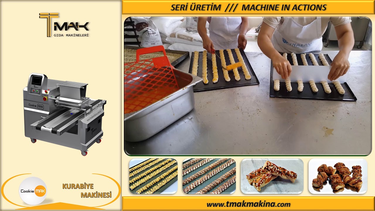 Seri Üretim Kurabiye Makinesi CookieMAK (High Capacity Cookie