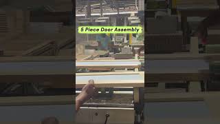 GF 5-Piece Door Assembly in Action! #cabinetmaking #factoryprocess #doorassembly