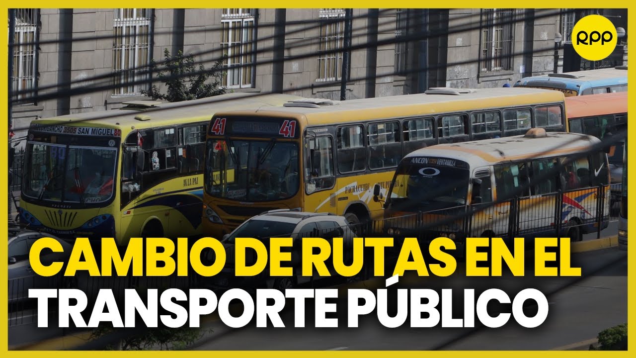 Buses, cústers y combis no podrán circular por rutas del Metropolitano ...