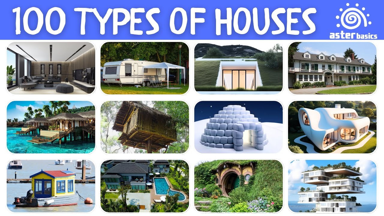 100 Types of Houses | Different Types of Houses People Live In All Over ...