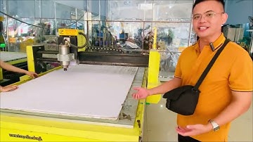 5 Phút Cắt CNC vách ngăn phòng khách phòng thờ tại xưởng Phan Long Laser