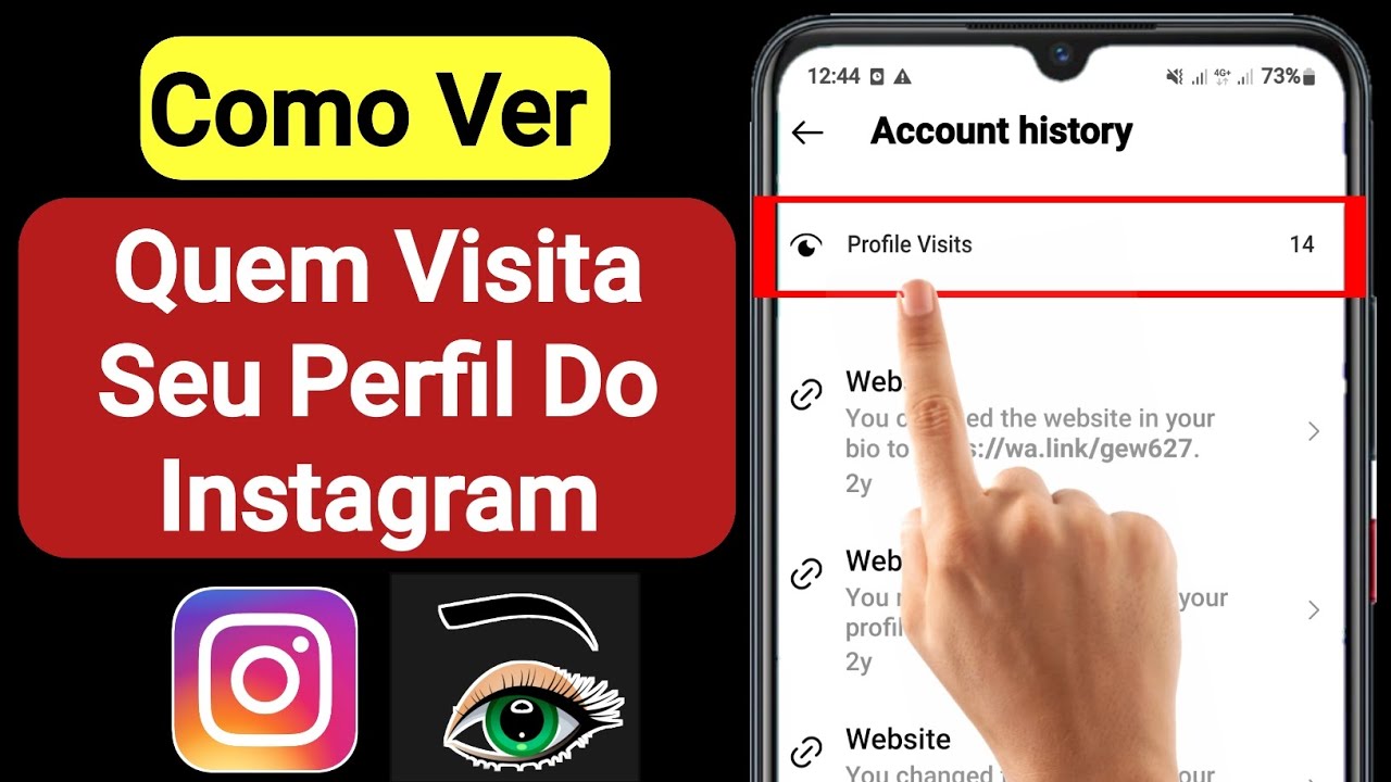 COMO VER QUEM VISITOU SEU PERFIL NO INSTAGRAM (nova atualização 2023 ...
