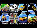 Vehicle Masters, Pick Me Up 3D, Drive Mad, Race Master 3D, Stunt Car Extreme, Parking King, Taxi Run