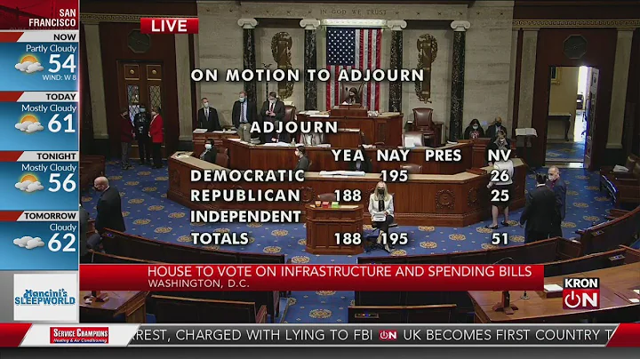 House to vote on infrastructure and spending bills