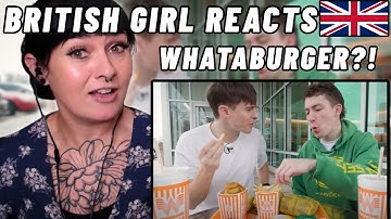 BRITISH Girl Reacts TWO BRITS try Whataburger for the FIRST TIME!!