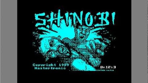 Speedlock 7 Encoding Scheme - Shinobi ZX Spectrum Loading Screen