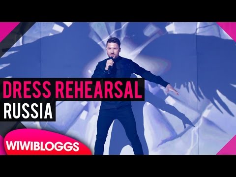 Russia: Sergey Lazarev “You Are The Only One” semi-final 1 dress rehearsal @ Eurovision 2016