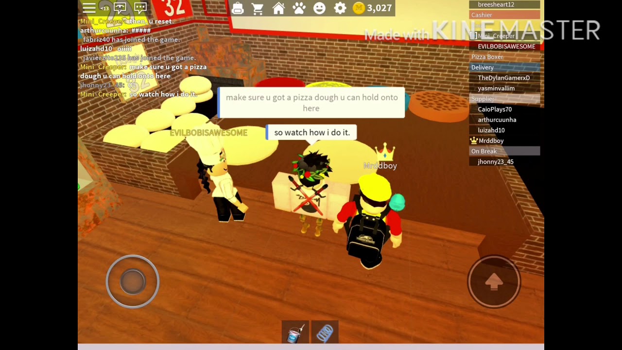how to turn INVISIBLE at work at pizza place ROBLOX YouTube