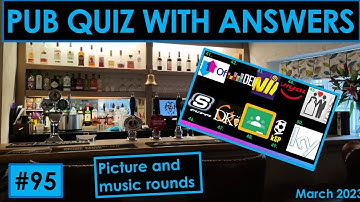 #95 PUB QUIZ. Music, picture and connection rounds