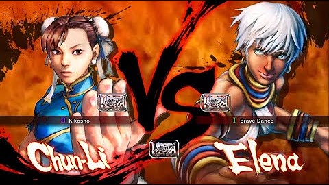 Ultra Street Fighter 4 - Arcade (ENG voice) Hardest Setting Chun-li (1P) vs Elena (CPU)
