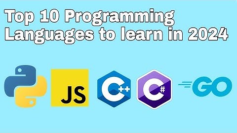 Top 10 Programming Languages to learn in 2024