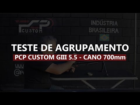 TESTE DE AGRUPAMENTO + TESTE DO SABÃO - CUSTOM 5.5 CANO 700mm CHUMBO SLUG!