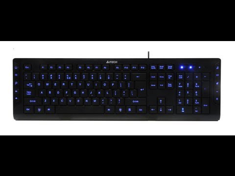 Unboxing e Review - Teclado Iluminado A4TECH KD-600L