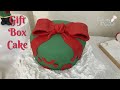 Gift box cake day 5 of caking it specials christmas calendar