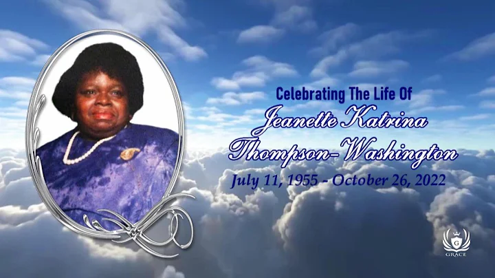 Jeanette Katrina Thompson Washington Memorial Video