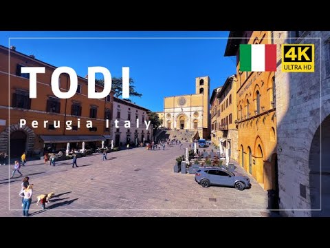 [TODI 2022] 4K Walking Tour in Todi (Perugia Italy) | One of the Best Town for living in the world