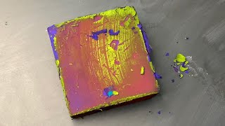 Purple Heart 💜 | oddly Satisfying SHORT ASMR video #asmr #funfunletsgo #gymchalk #crispy #soft #💜 screenshot 4